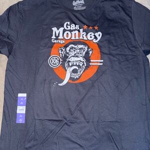 Gas Monkey Garage Charcoal Graphic Tee